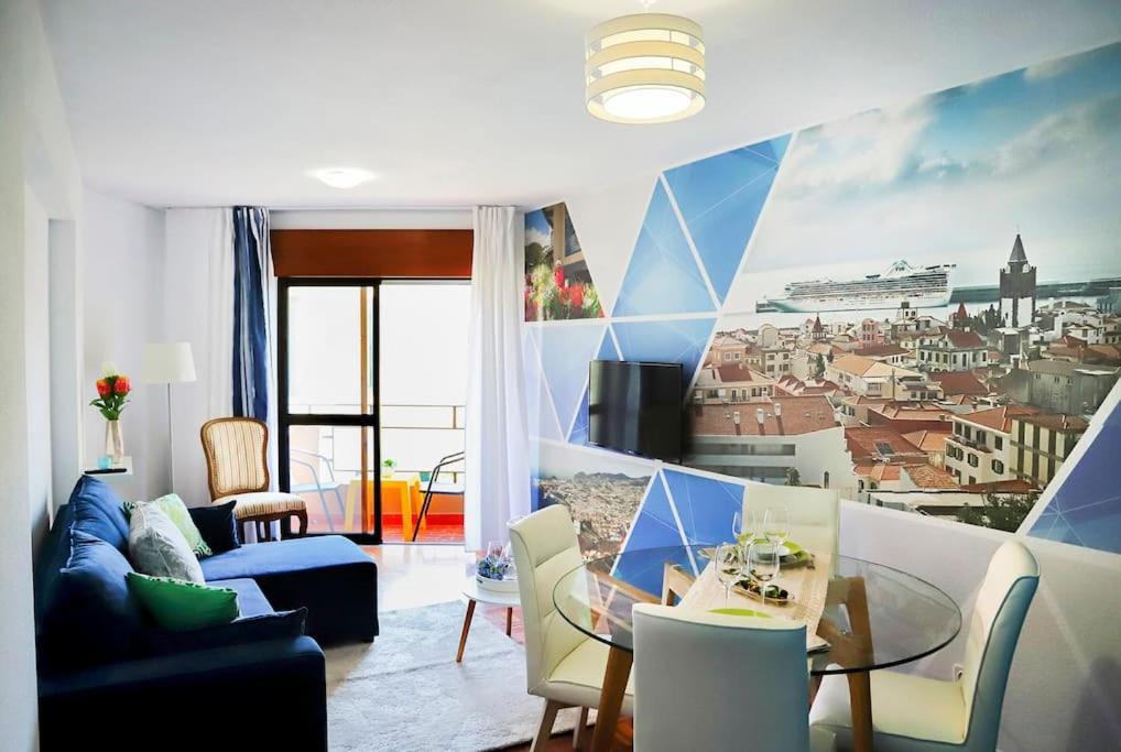 Funchal Downtown 5Min Marina + 2 Bedroom + Parking Buitenkant foto